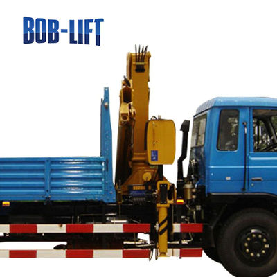 Qualität  Jib Crane 6 Ton Telescopic Boom Truck Mounted Crane Yellow Winch Hydraulic Electric usine