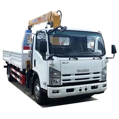 Qualität  CRANE TRUCK New ISUZU 6.3T Truck Mounted Crane Lorry Mounted Crane With Foldable Arm For Sale usine